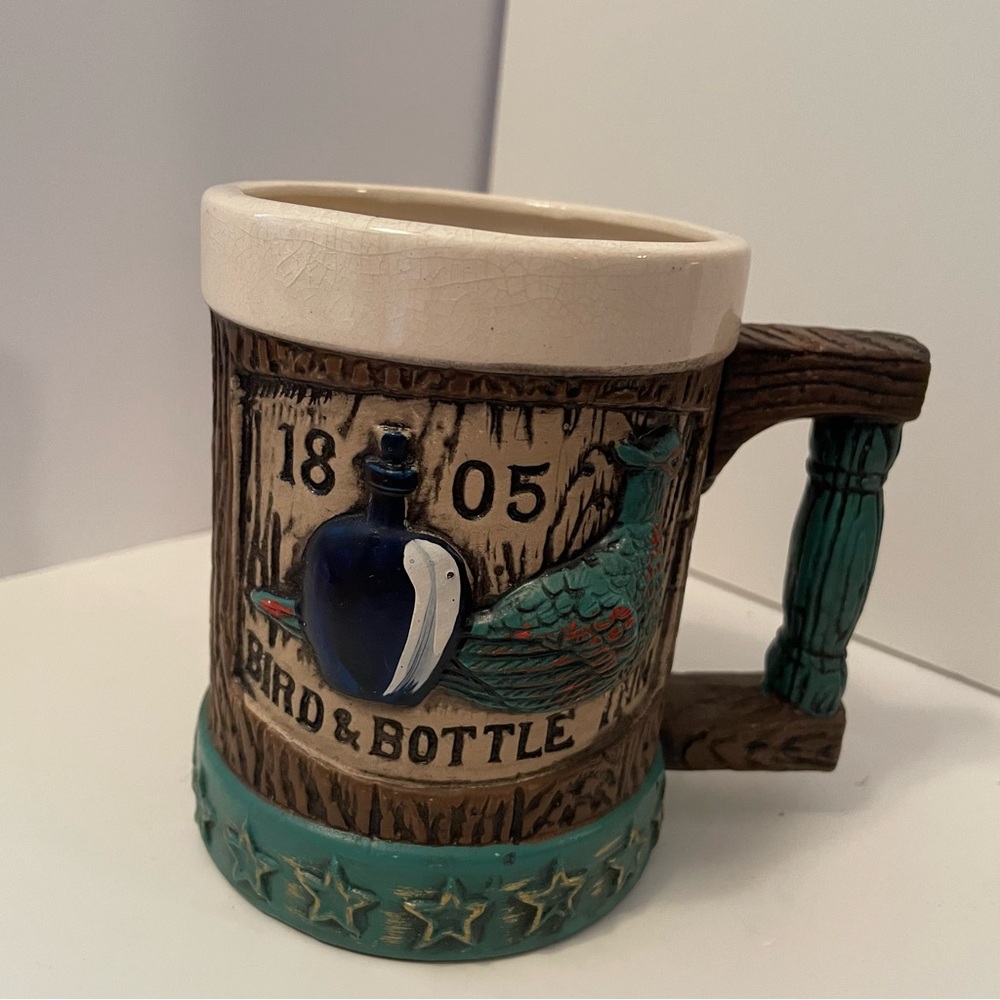 "1805 Bird and Bottle Inn" Coffee Cup Mug by Napcoware Vintage Novelty Design